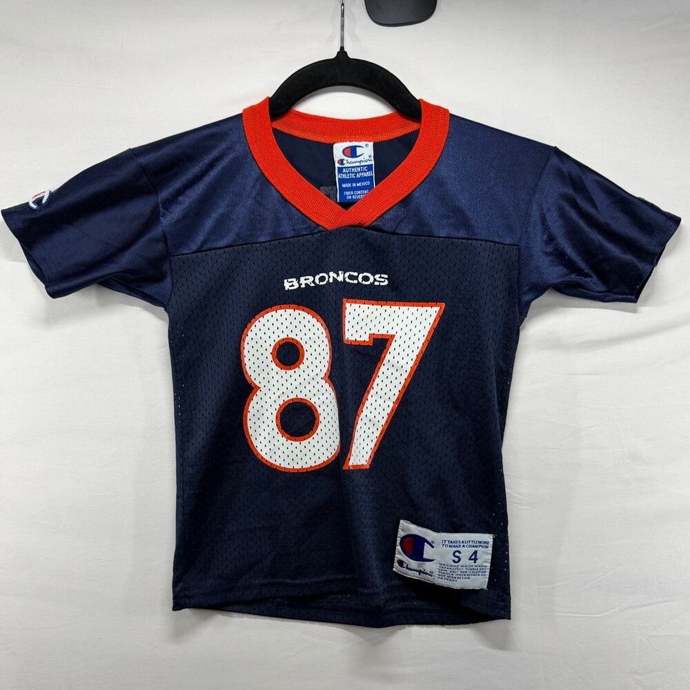 Vintage Champion NFL Denver Broncos Ed McCaffrey #87 Jersey - Toddler S 4